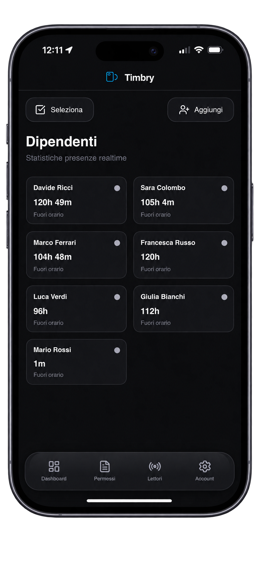App Titolare Timbry