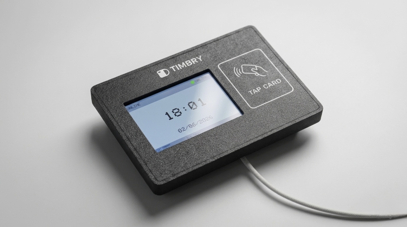 Timbry lettore NFC - vista frontale
